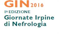 GIN 2016 – 1a edizione - Giornate Irpine di Nefrologia - Avellino, 1-2 luglio 2016