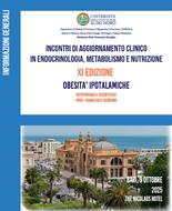 OBESITA' IPOTALAMICHE - INCONTRI DI AGGIORNAMENTO CLINICO IN ENDOCRINOLOGIA, METABOLISMO E NUTRIZIONE XI EDIZIONE